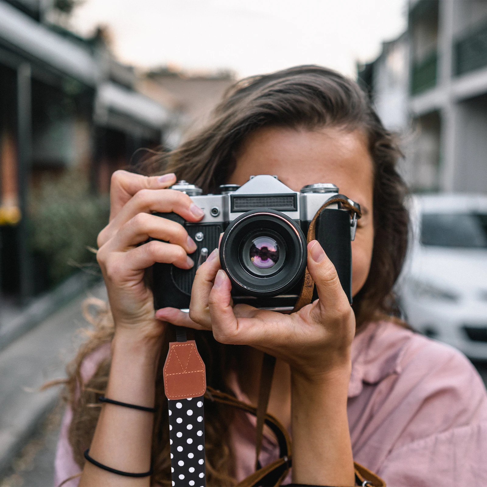 

Retro Camera Shoulder Strap for Hiking Accessories Vintage Mirrorless Adjustable Cotton Adventure