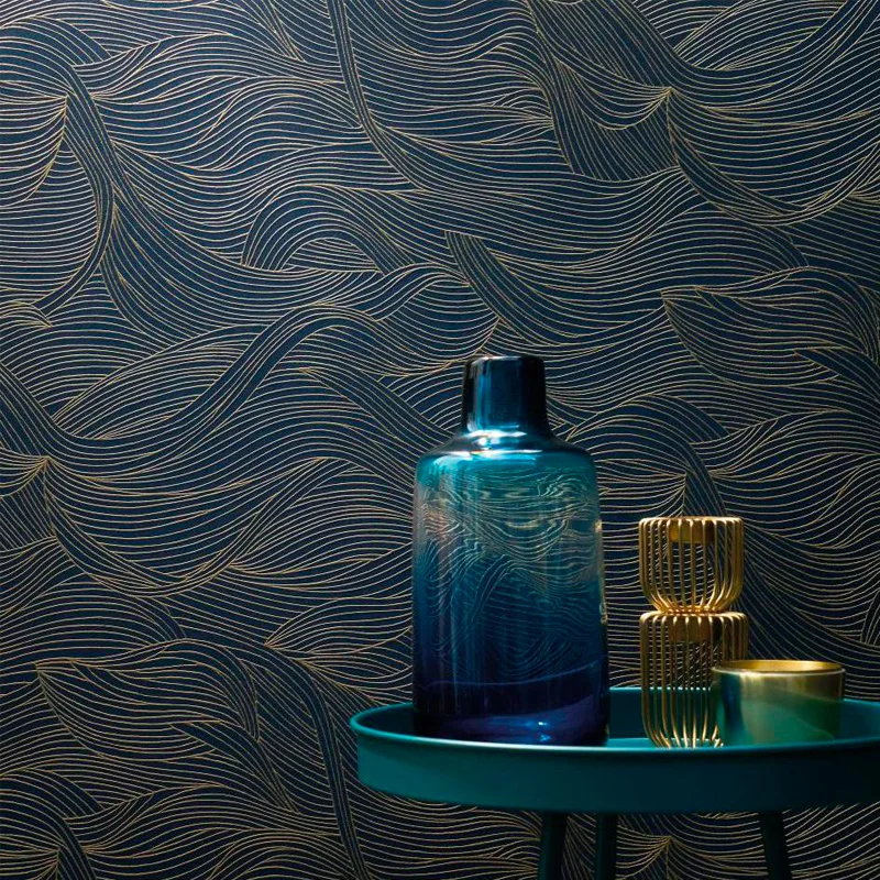 

French original imported wallpaper living room bedroom TV wallpaper