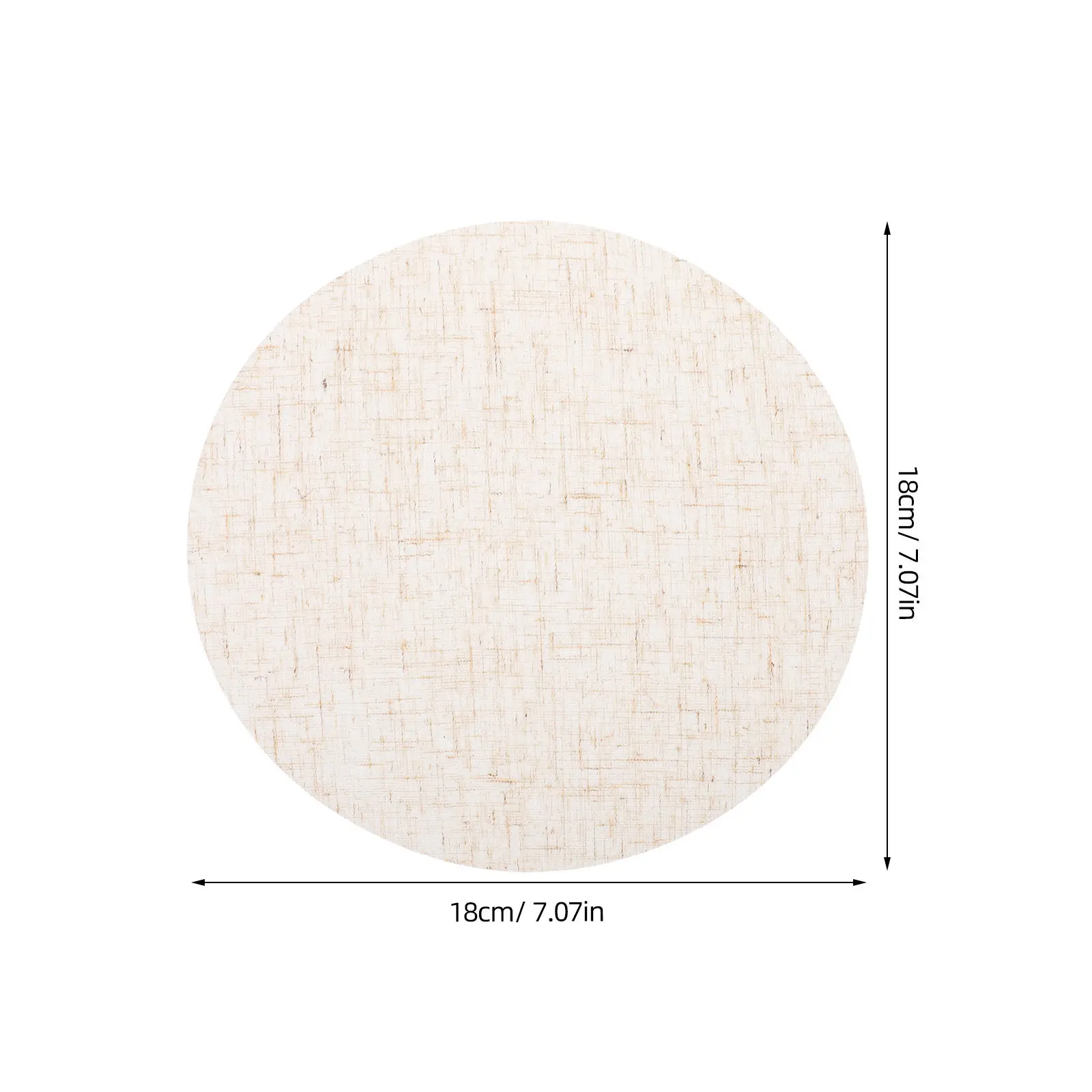 4Pcs 7 Inch Fabric Light Diffuser Cover Round Drum Shade Insert for Ceiling Lamp Bottom Cover Glare Reducer Soft Illumination