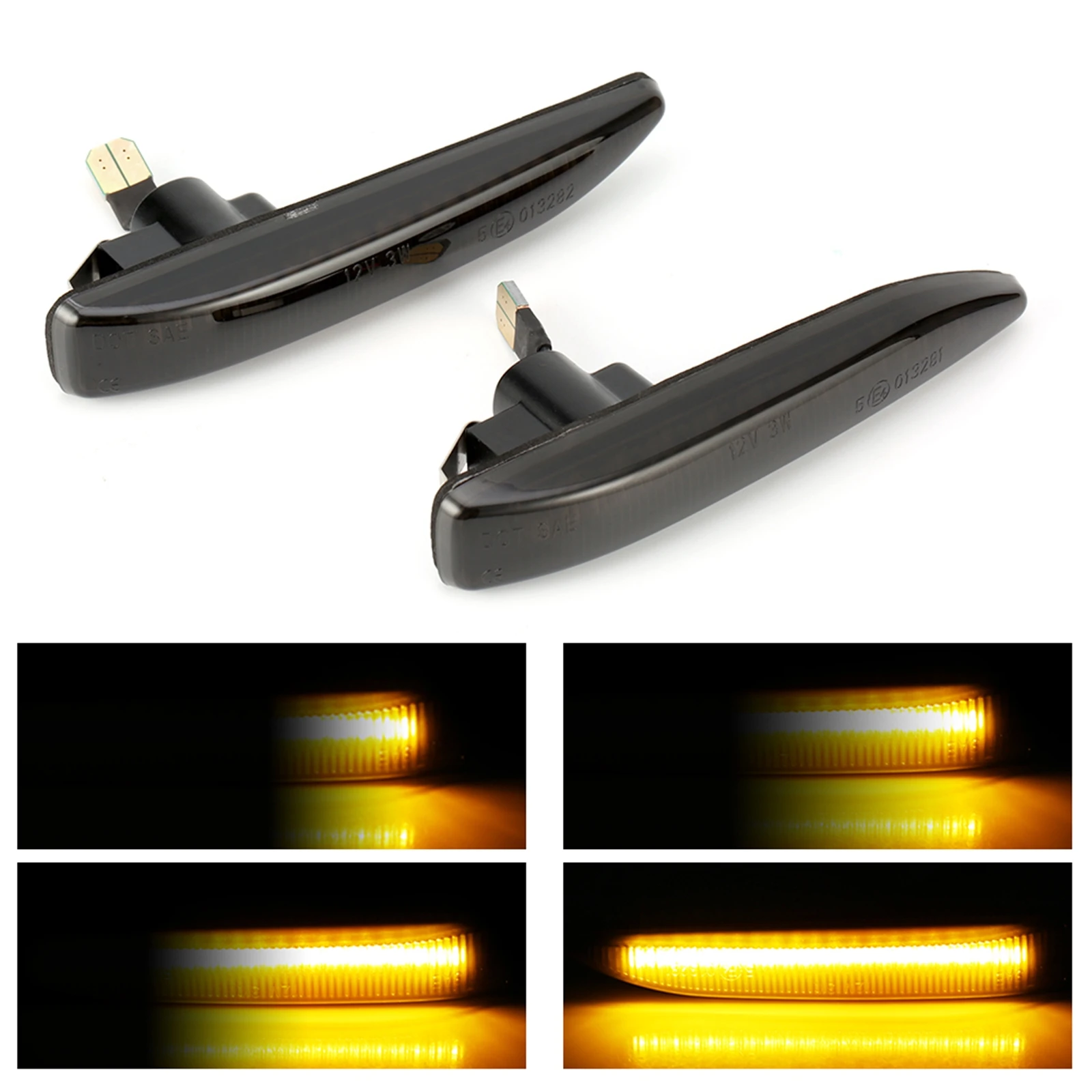 Dynamic LED Light Side Marker Fender Turn Signal Indicator Bulb For BMW 7 Series E65 E66 E67 High Security Alpina B7 I 2001-2008