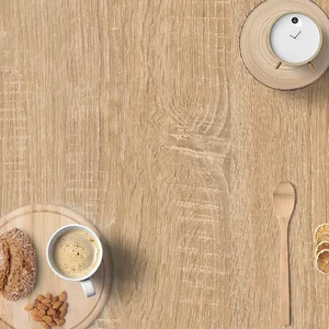 Wooden grain PVC self -adhesive wallpaper, 3D stickers for the cabinet, table, cabinet, furniture, home decoration, 40cm Main Main Sales Pelicula for Wood Table - №5