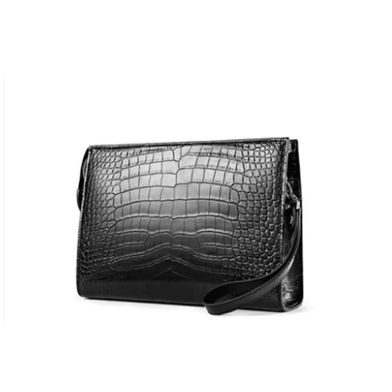 afanzhe Thailand  crocodile  male envelope bag  fashion  leisure  handbags  business  male men clutch bags