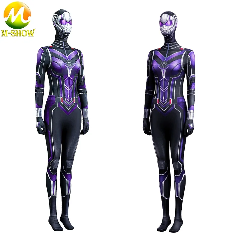 

Newest Ant 3 Quantumania Costume Superhero Cosplay Cassie Lang Bodysuit Women Girls Haloween Jumpsuit