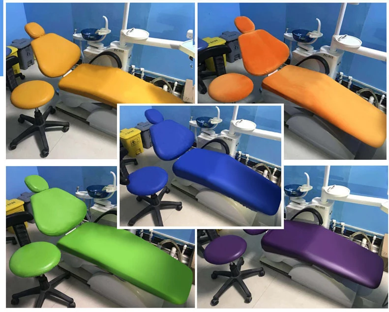 9 Different Colors Protective Full Dental Chair Cover Price/Hygienic Nonwovens & Waterproof PU Material