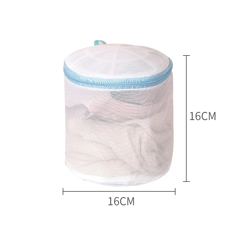 Blue Zipper Laundry Bags For Washing Machine Clothes Cleaning Protect Bag Fine Mesh Washing Bags Household Dirty Clothes Storage