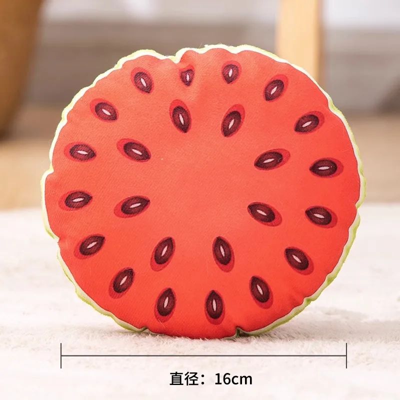 For Dogs Toy Plush Pizza Donut Shape Squeak Sound Funny Accessories For Pets Puppy Trainning Brinquedos Zabawki Dla Psa Supplies