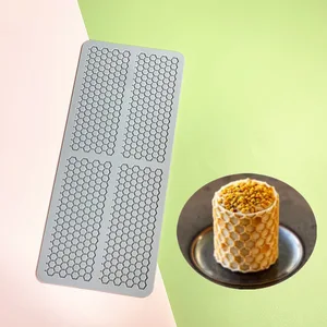 Hollow Out Butterfly Honeycomb Silicone Molde Açúcar Flipping Lace Pad Molde de cozimento DIY Deer Antler Chocolate Fino Crisp Bolo Decoração 10 principais vendas tapete de silicone para renda de acucar - №4