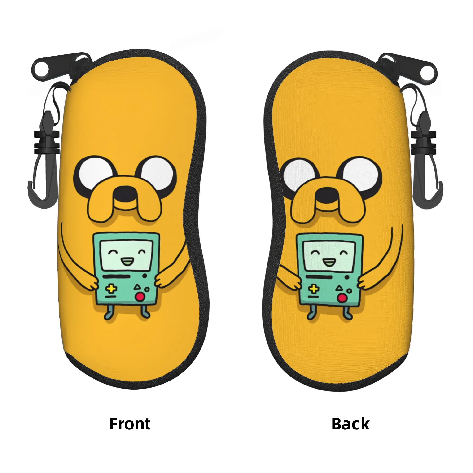 Adventures Time Glasses Case Cover Unisex  Sunglasses Case Classic Print Eyewear Organizer Pocket Glasses Box