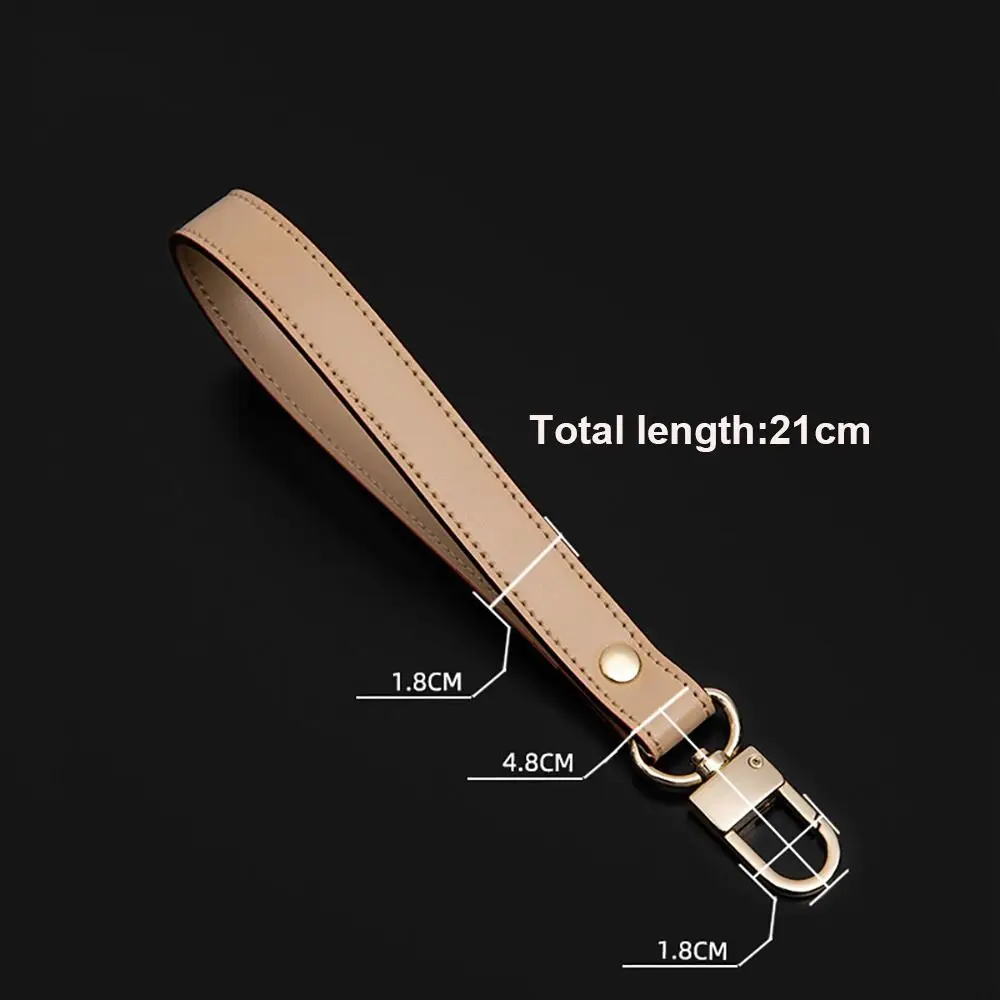 21cm Purse Wrist Straps PU Leather Clutch Bag Strap Handles Replacement for DIY Handbag Wallet Belt Bags Accessories Gold Buckle