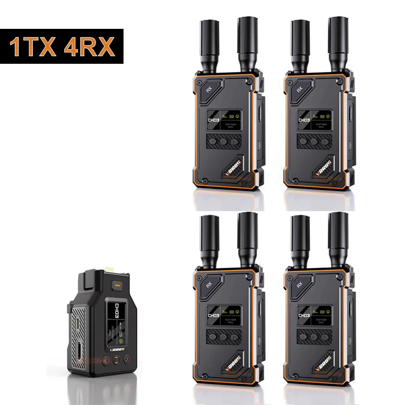 VRRIIS Draadloze HDMI Extender Video Zender Ontvanger voor DJI Pocket 3 Draadloze Video Transmissie 500m Camera UVC Opname
