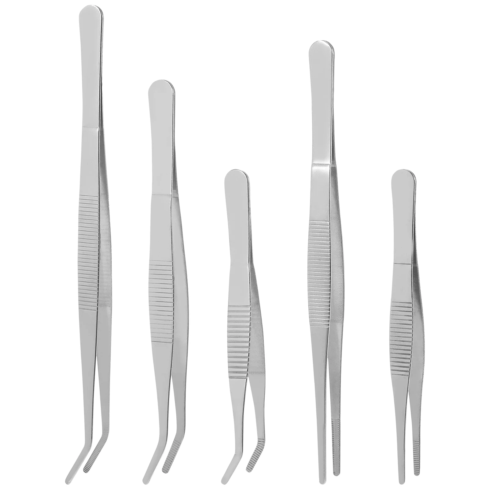 

5pcs Gardening Tweezers Set Stainless Steel Tools for Planting Small Succulent Practical Hand Tool Landscape Accessories
