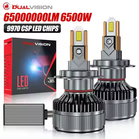 65000000LM H7 H11 LED Bulb Headlight 6500W for Car Headlamp H4 H1 H8 H9 9005 9006 HB3 HB4 9012 HIR2 Auto Diode Lamp Canbus 6000K