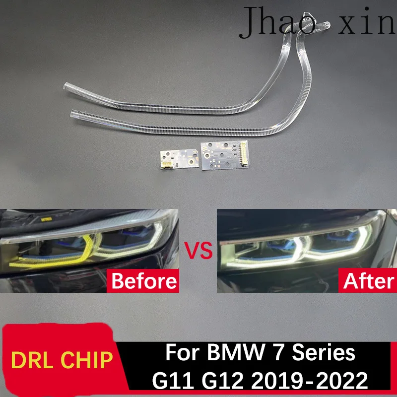 

Lamp Tube Ballast Angel Eye Car Daytime Lights DRL CHIP Guide Strip for BMW 7 Series G11 G12 Circuit Board 2019-2022 White Light