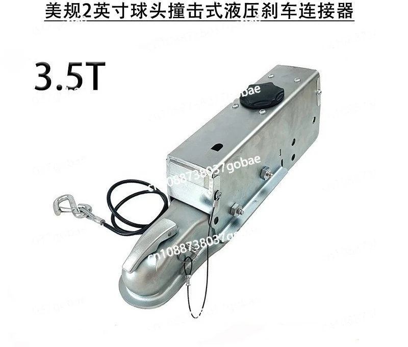 

3,4-тонный гидравлический тормозной соединитель с шаровой головкой 2 дюйма по стандарту США, для прицепов и тягачей