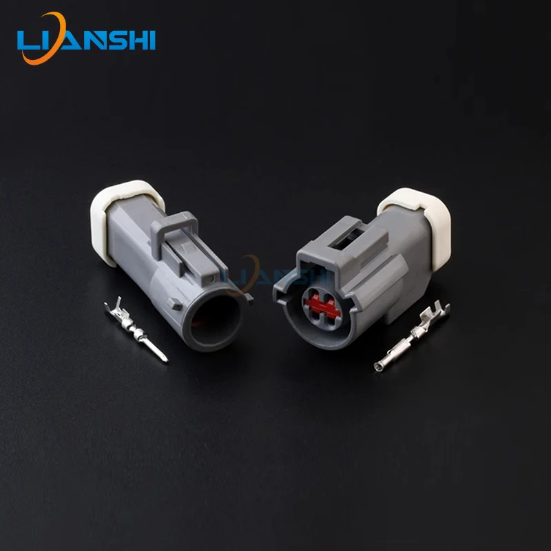 Round car connector Car water temperature sensor plug 4p male/female connector with terminal DJ70410-1.5-11/21