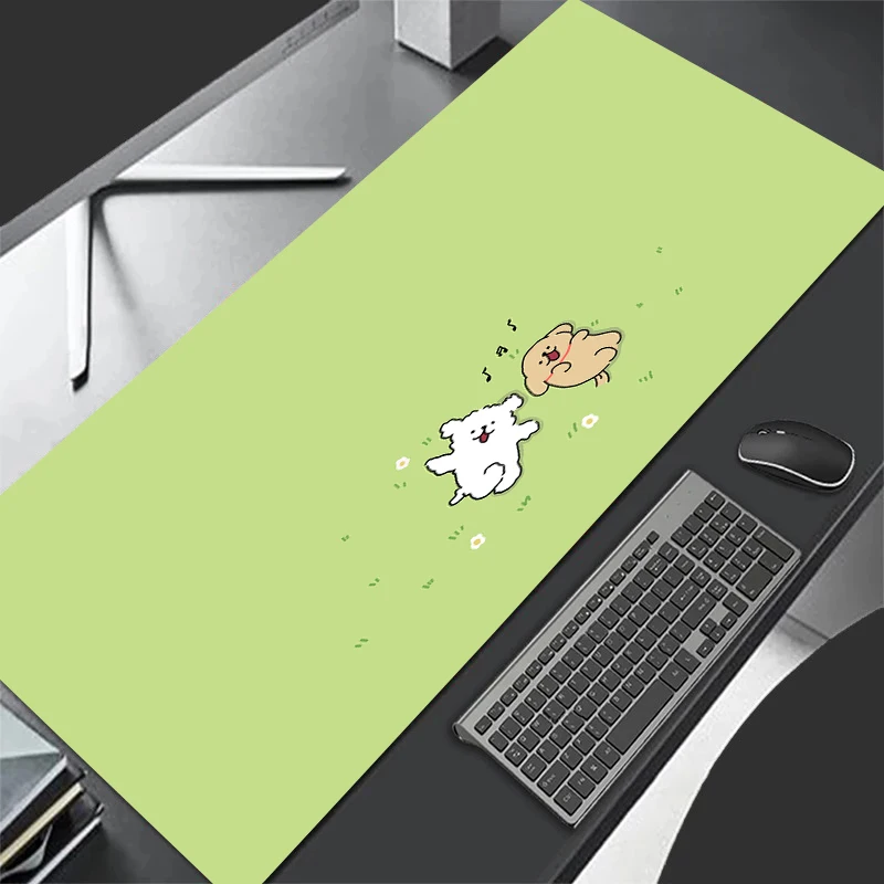 Kawaii 만화 동물 마우스 패드 Girly 대형 컴퓨터 매트 게임 테이블 패드 키보드 매트 컴퓨터 노트북 사무실 게이머 선물