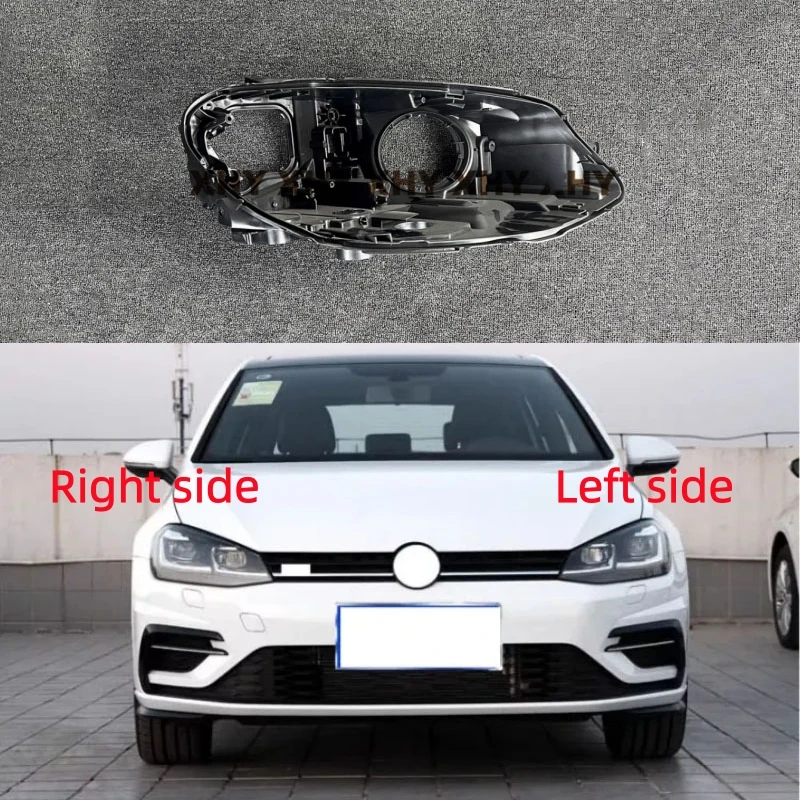 

Headlight Base For Volkswagen VW Golf 7 2014 2015 2016 2017 Headlamp House Car Rear Base Front Auto Headlight Back House