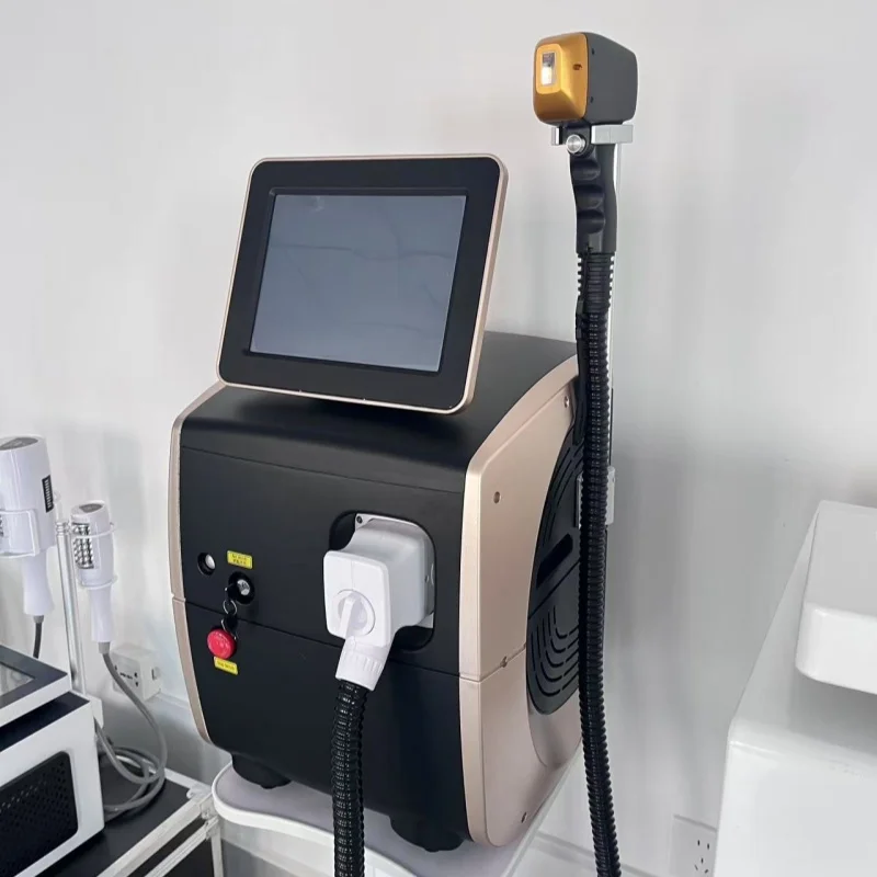 40 Million Shots Professional Diode Laser Hair Removal Machine Painless Ice Titanium Diode Triple Wave Laser Epilator Women