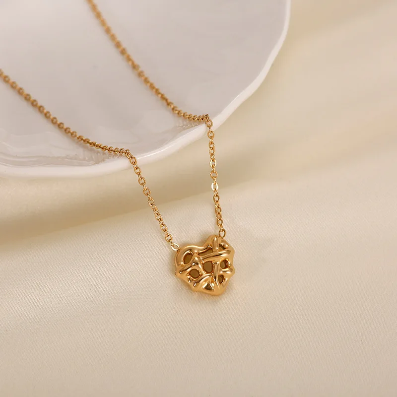 

316L Stainless Steel Stylish Simple Weaving Necklace Women High-quality Waterproof Jewelry