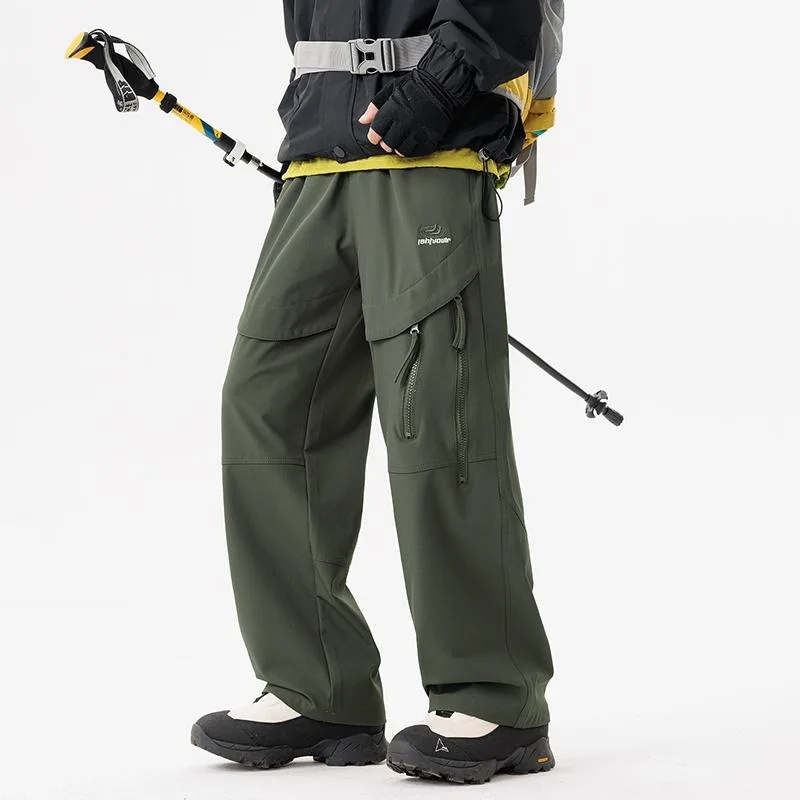 

Loose Fit Cargo Pants T 18087 Men's Workwear 2025 Straight Leg Neutral Style for Spring Season Other Material 100%