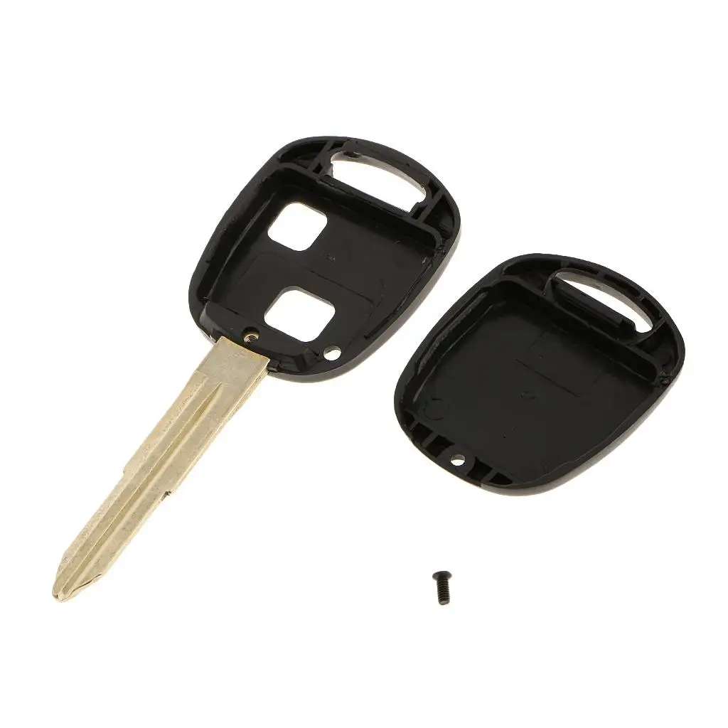 2 Buttons Remote Key Shell Fob Case TOY41 for Corolla Pack of 1