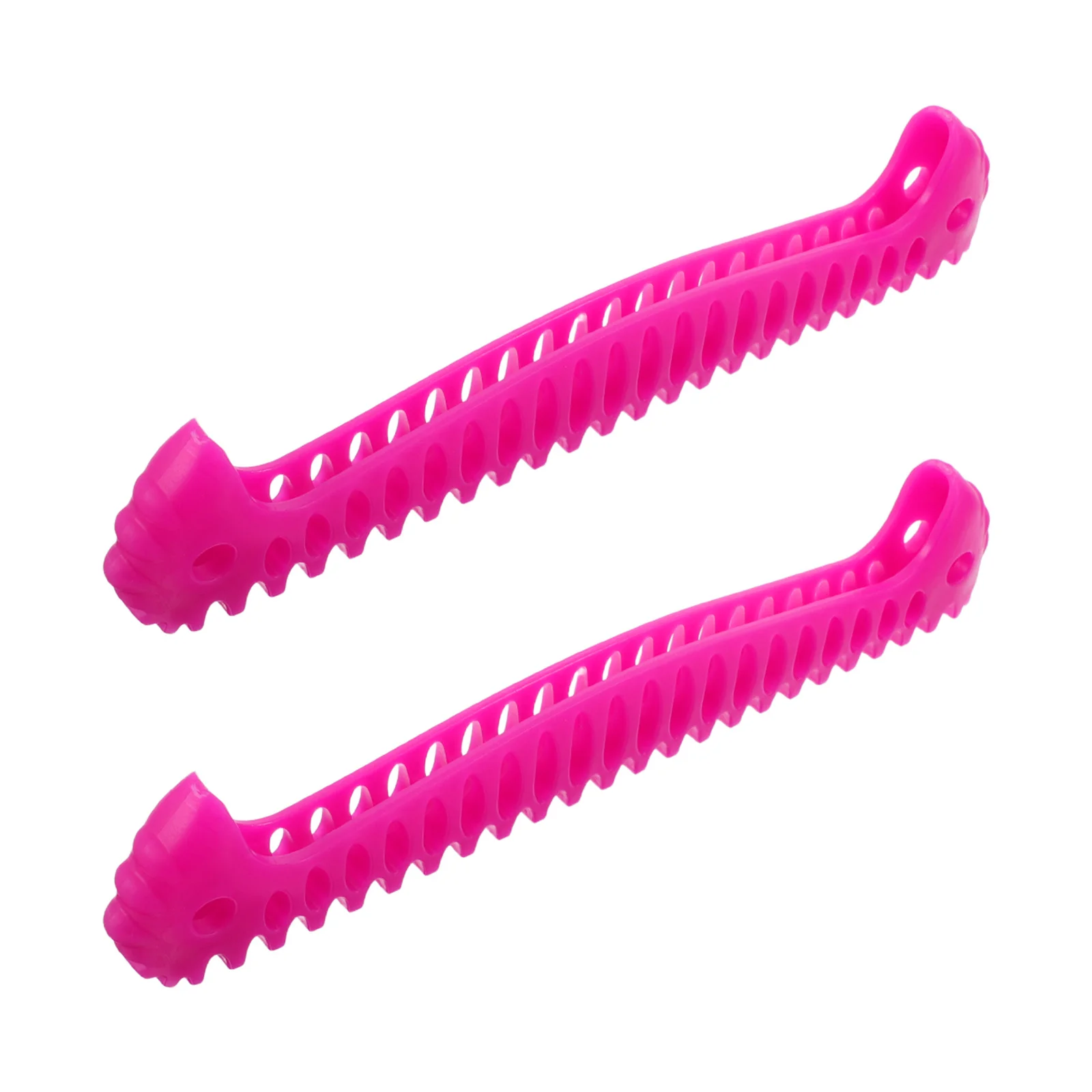 

2pcs Ice Skate Blade Covers Elastic Stretchable For Figure Hockey Skates Lightweight Protection -On Youth Adults