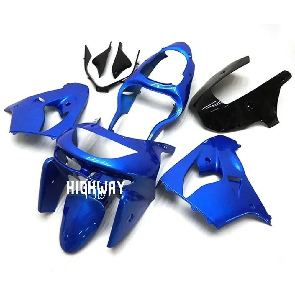 Fit For Kawasaki ZX-9R 1998-1999 ABS Plastic High Quality Blue Injection Fairing Kit Bodywork BodyWork  Motorcycle Accessories