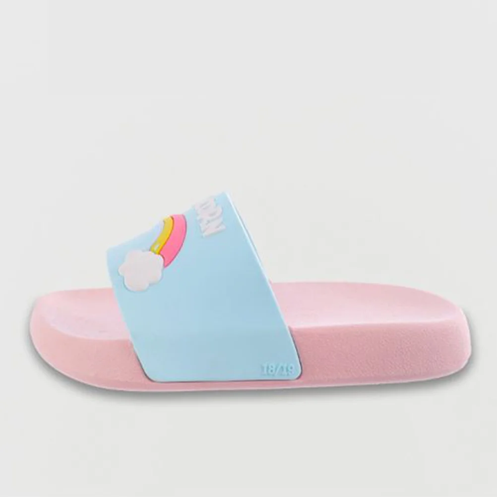 

Soft Bottom Non Slip Unicorn Slippers for Kids Pink 24-25 Yards Comfortable Lightweight PVC Material Perfect for Lounging