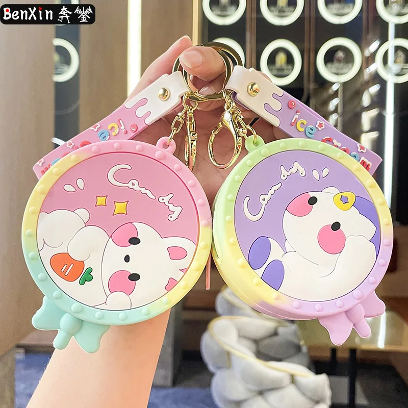 

Minso Mini Rat Killer Pioneer Silicone Stress-Relieving Coin Purse Keychain Pendant Coin Earphone Case Pendant