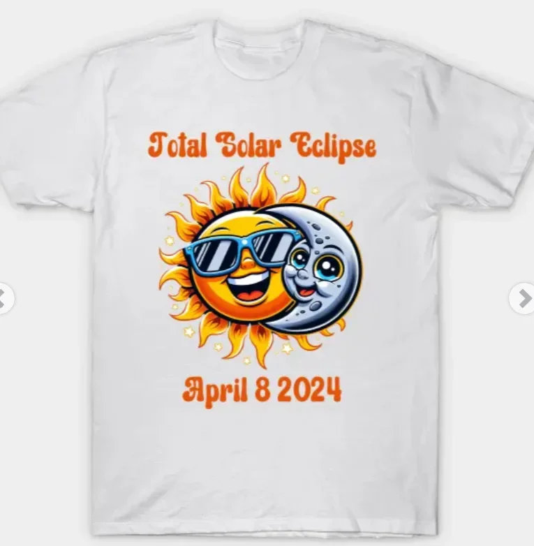 

Футболка Eclipse 2024, Total Solar, апрель 8