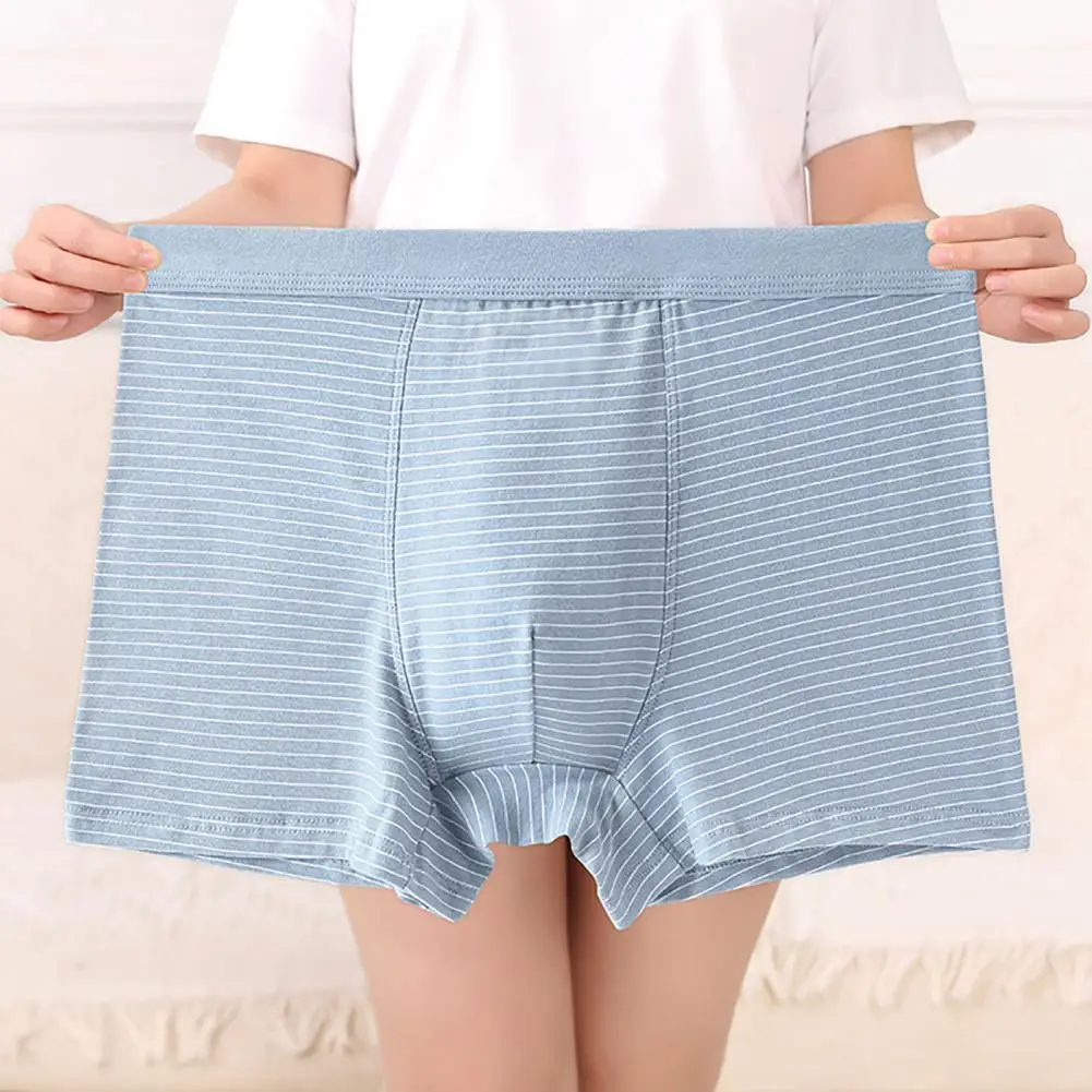 

Эластичное Мужское нижнее белье, облегающее Мужское нижнее белье в полоску с эластичным поясом, удобный U-образный выпуклый дизайн, средняя посадка для A