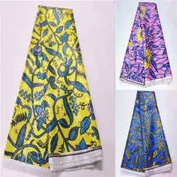 5 Yards New Design High Quality African Style Gold Line Embroidery Jacquard Lace Fabric For Party Prom Dress Material.