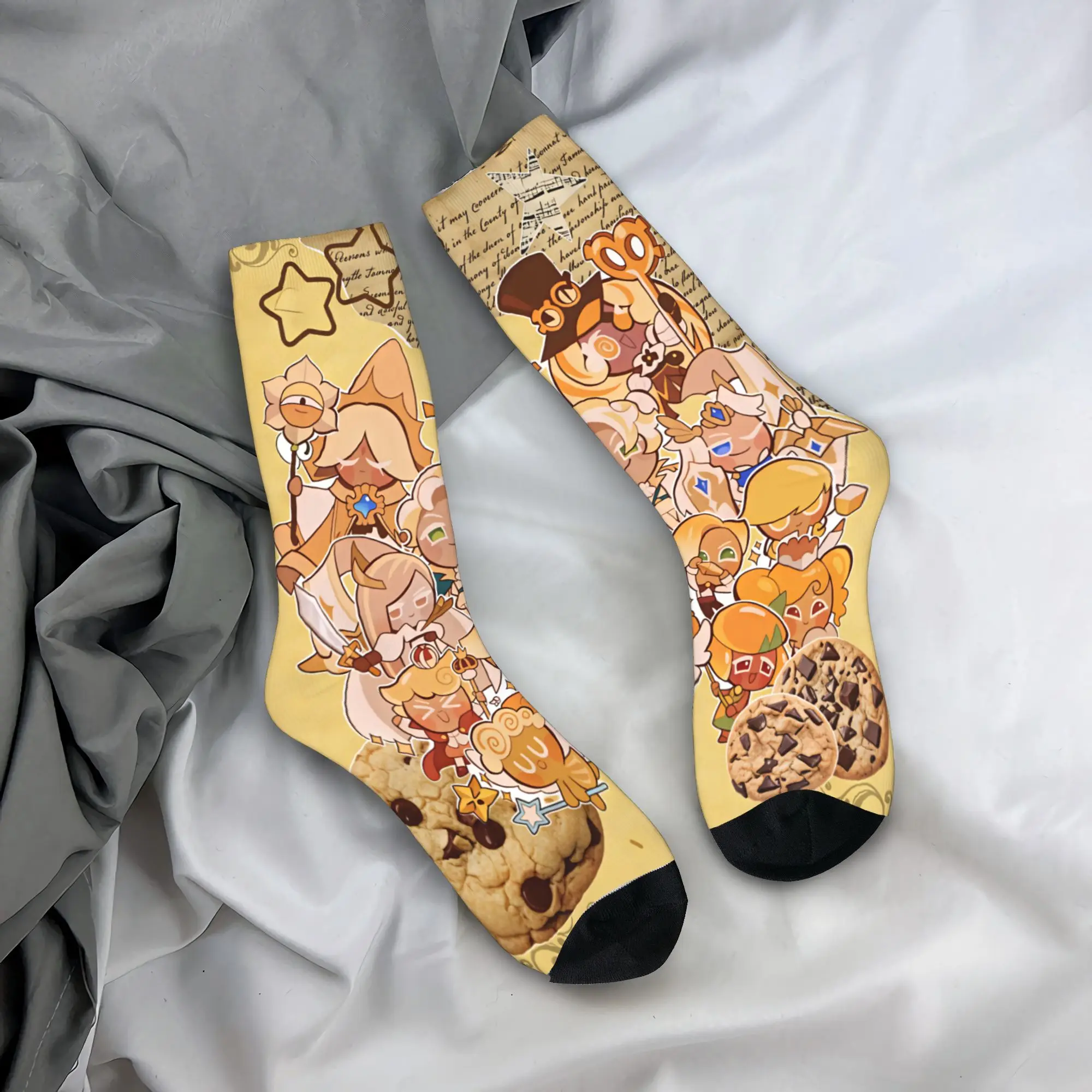 Shadow Milk Stockings Cookie Run Kingdom Design Modern Socks Spring Anti-Slip Socks Adults Men Running Soft Breathable Socks