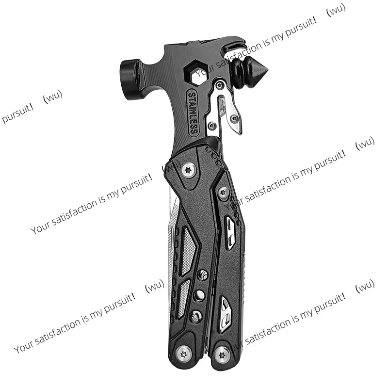 Multifunctional Window Breaking Safety Hammer Multifunctional Hammer Pliers Vehicle Emergency Multifunctional Croissant Hammer
