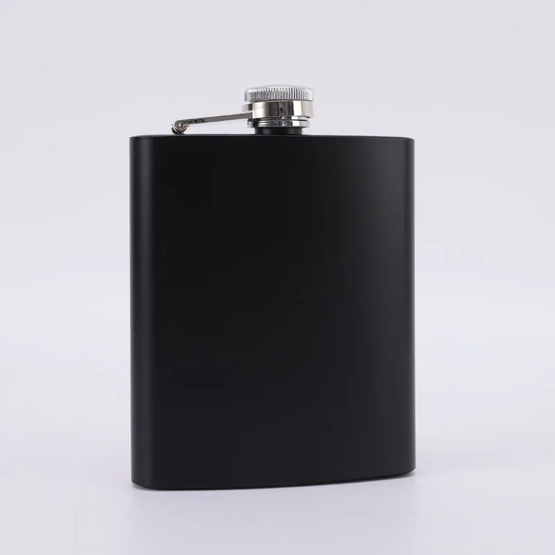 7oz Portable Flagon Hip Flask set black EVA with cup for Whiskey Vodka Wine Pot Alcohol outdoor gift box Drinking Bottle tools