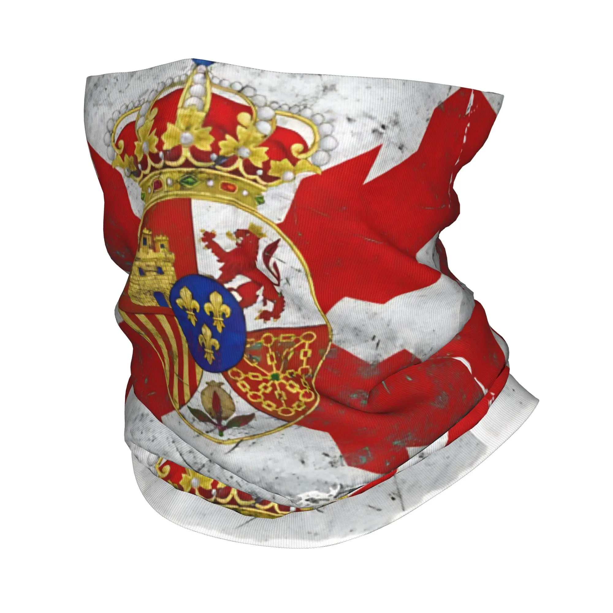 

Балаклава с флагом Испанского Бурбона, маска для лица для занятий спортом на открытом воздухе, мужская модная маска для защиты от солнца, велосипедная маска, мягкие теплые шарфы