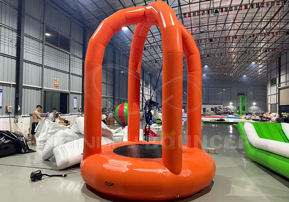 Kids Toys Rental - Inflatable Bungee Jump Trampoline, Single Jumping
