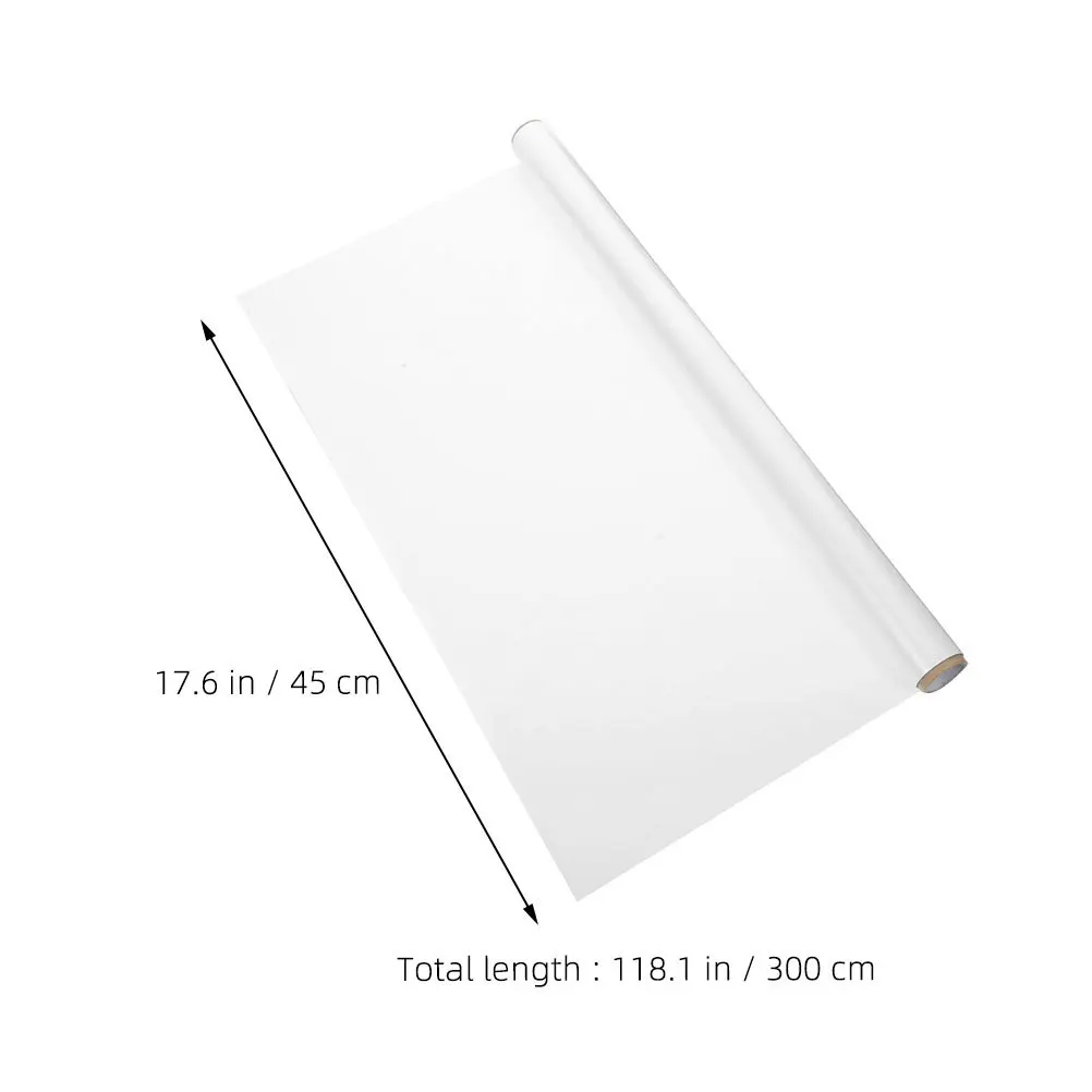 1 セット消去可能なホワイトボード壁紙多機能壁用滑らかな表面ホームオフィス教室落書きホワイトボード壁用