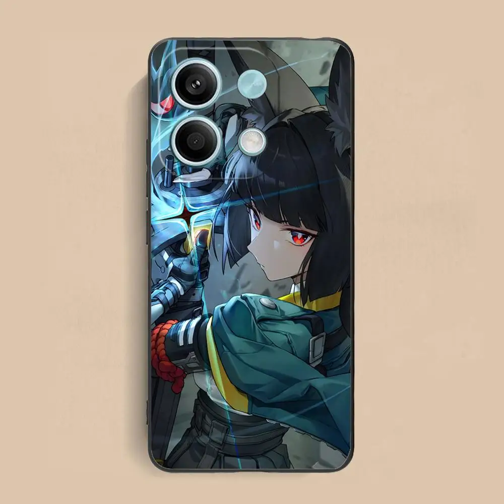 حافظة هاتف Zenless Zone Zero Hoshimi Miyabi لهاتف Xiaomi Redmi Note 14 13 12 11 A5 3 2 1 Pro Plus 4G 5G واقية من الطباعة الملونة #6