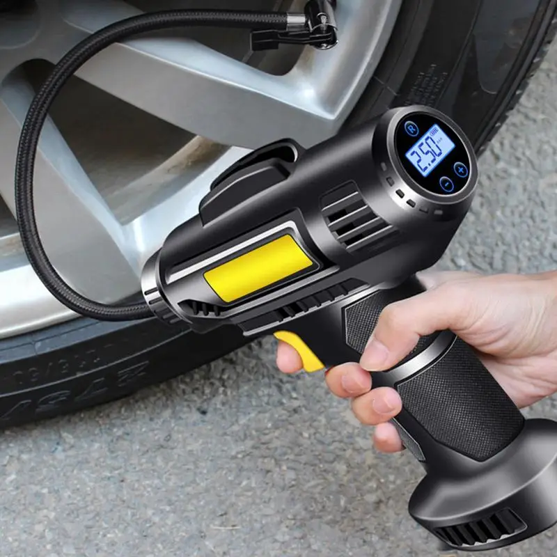 

Digital Tire Inflator Rechargeable LED Light Tire 12V 100W Rapid Inflator Air Compressor Portable Air Tire Pump For Vehicles