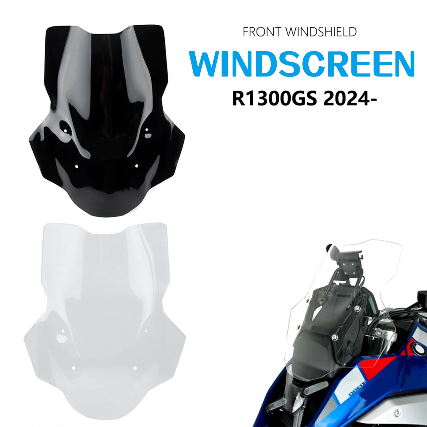 

Motorcycle Accessories R1300GS Front Windshield Front Spoiler For BMW R 1300 GS R 1300GS R1300 GS New Wind Deflectors 2023 2024-