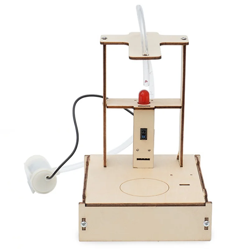 DIY Infrared Sensor Water Dispenser Model Science Experimental Tool Kit For Learning Wooden Puzzle Games
