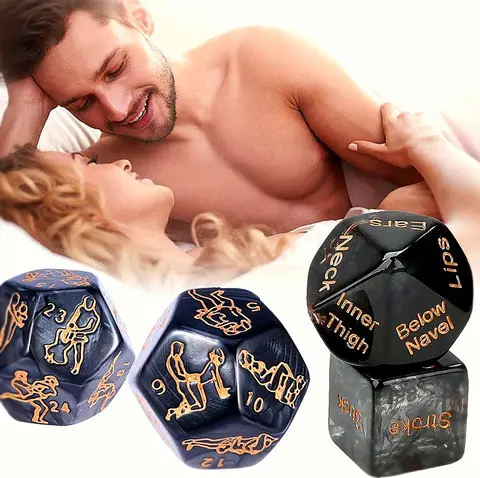 4pcs Diverse Black Erotic Dice sexx Toys For Women Men Couple sexx Dice Lovers Adult Games Foreplay Flirting Toy For Couples