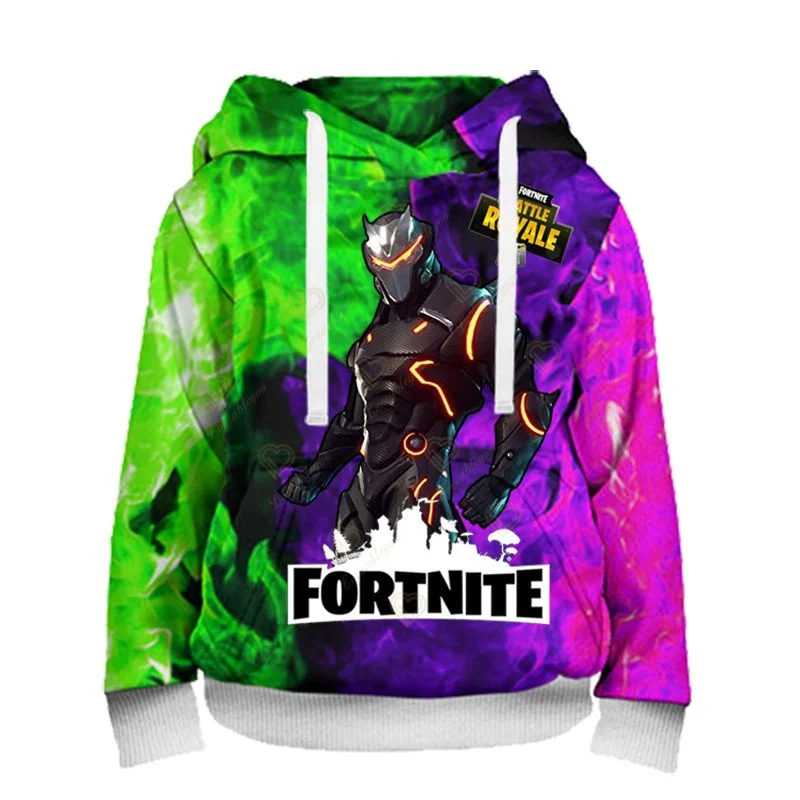 Fortnite البلوز الاطفال Victory Royale ثلاثية الأبعاد أغطية رأس مطبوعة الرجال النساء الأطفال لعبة مقنعين الشارع الشهير البلوز لهدايا عيد الميلاد