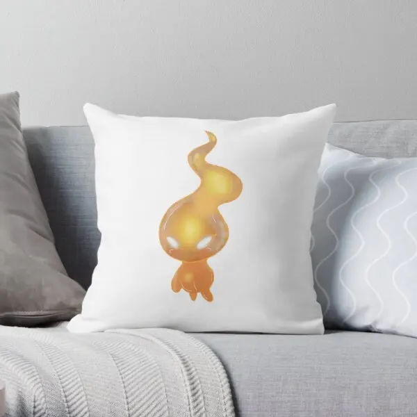 

Flame Spirit Artbyrhin Printing Throw Pillow Cover Bedroom Cushion Office Hotel Anime Home Throw Pillows not include One Side