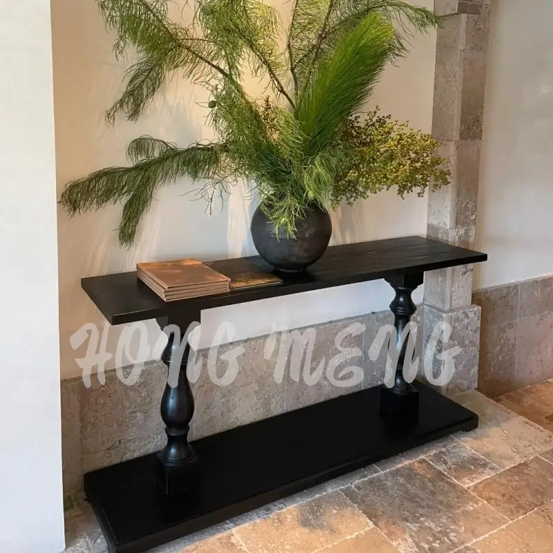 DSA medieval style against the wall, entrance cabinet, living room creative strip, edge decoration aisle, entrance table, old
