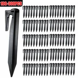 100pcs Ground Spikes Fixing Pins for Boundary Wire Installation Boundary Nail Lawn Stake Kit Robotic Lawn Mower Accessories