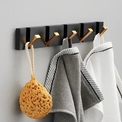Hidden Entry Door Hanging Hooks, Hidden Entry Door, Folding Coat Hooks without Punching Holes, Light Luxury