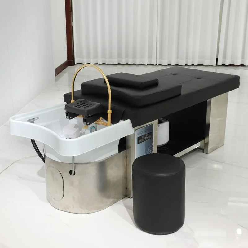 

Shaving Chairs Shampoo Basin Luxury Beauty Salon Washing Chair Thai Shampoo Massage Styling Comfortable Stretcher Men's