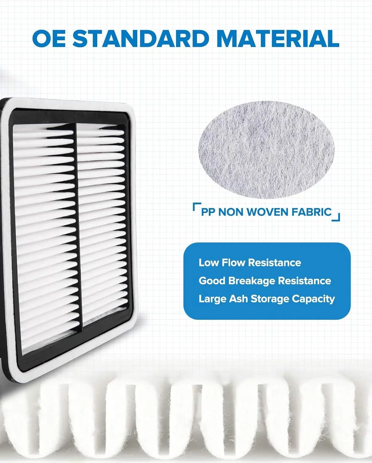 Filtro de aire del motor CA9997 de repuesto para Subaru Impreza (2008-2016), Legacy (2005-2019), Outback (2005-2019), WRX (2015-2018), F
